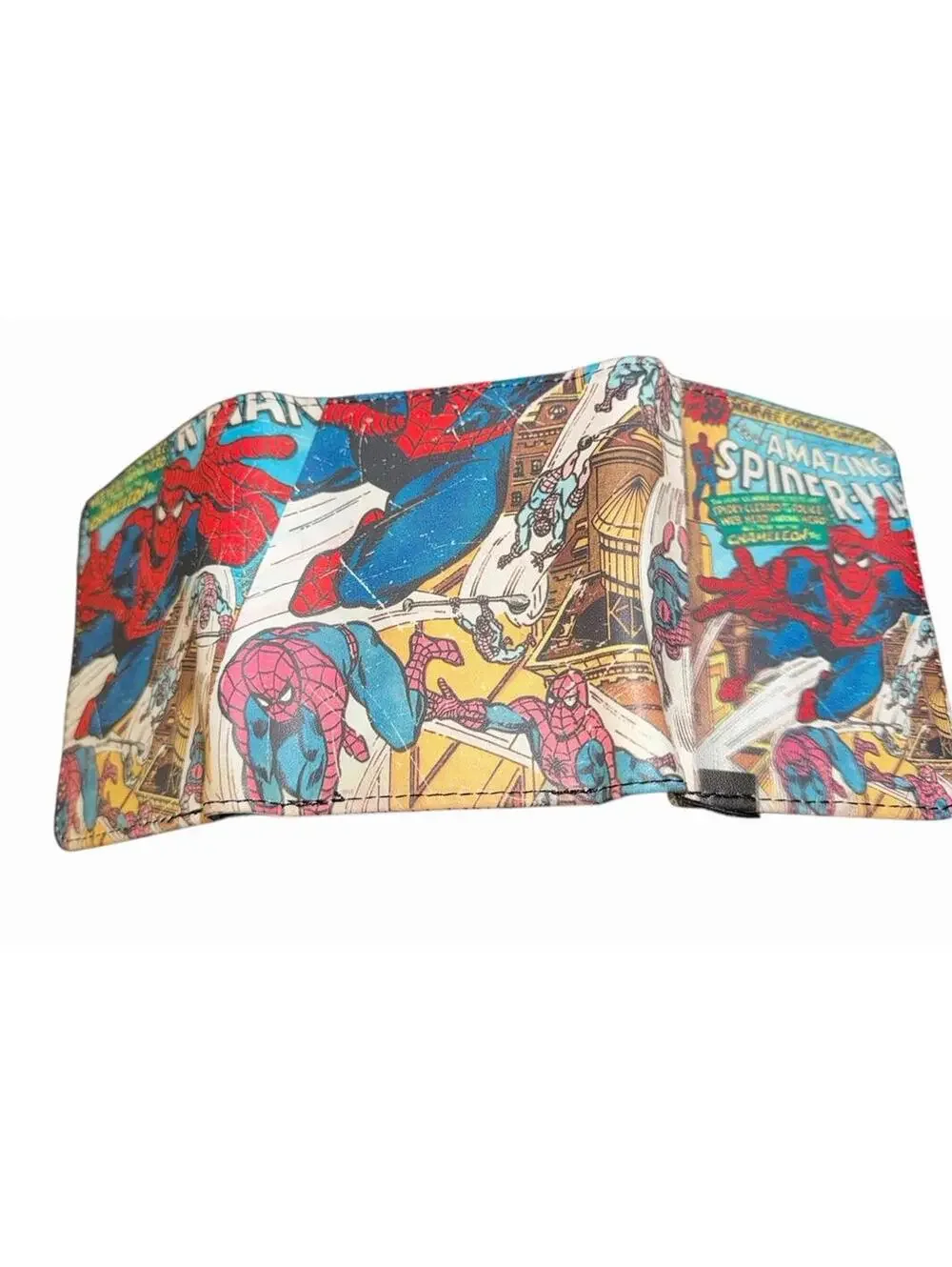 Spider-Man Mighty Marvel Trifold Wallet Tin Case Amazing New